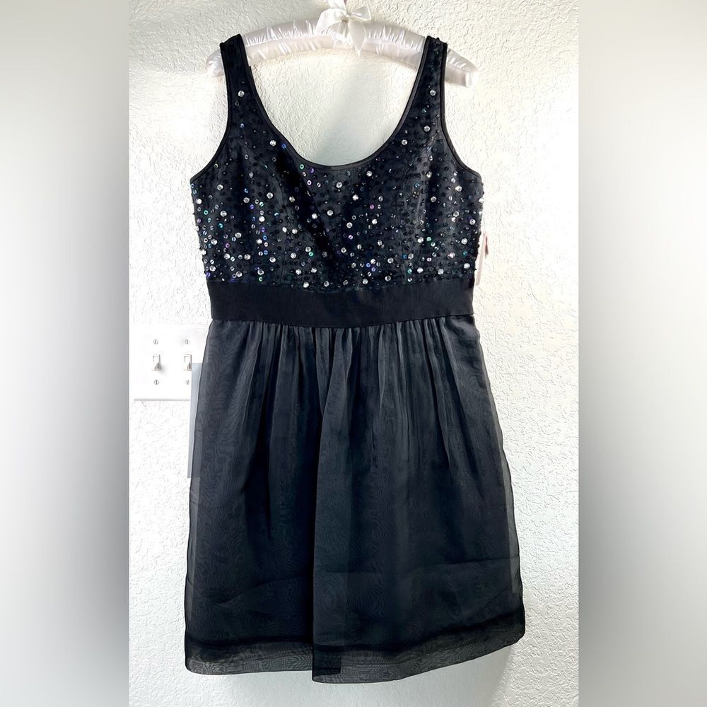 NWT Phoebe Couture Sequins and Tulle Mini Dress